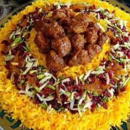 چلو قیمه نثار قزوین